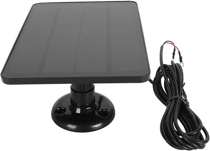 JTLB Solar Panel Camera Charger 10W Video Doorbell Solar Panel Charger for Nest for Doorbell 2K Camera for Ring Video Doorbell 2 for Doorbell 3 (CSP4W-O-B) JTLBfgawxe13bk-11