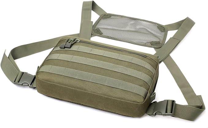 Multifunctional Chest Bag Adjustable Sling Pack for Outdoor Activities