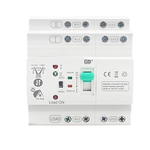 Rail Type Solar ATS Automatic Transfer Switch Small 3-Phase Electrical Uninterrupted Selector PV System Dual Power 80A 2/4P(DGLBD-80 4EPV 110V)