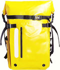 Yellow 30L Waterproof Backpack - High Visibility Roll Top Dry Bag | Floating Kayak &amp Fishing Backpack for Outdoor Safety