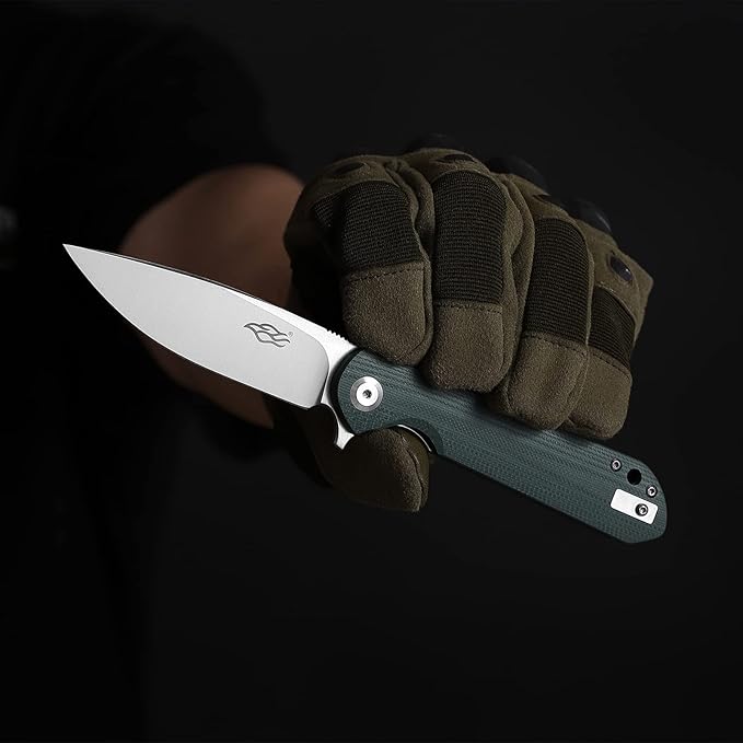 GANZO Firebird FH41 Pocket Folding Knife D2 Steel Blade G10 Handle Hunting Outdoor EDC Tool (Grey)