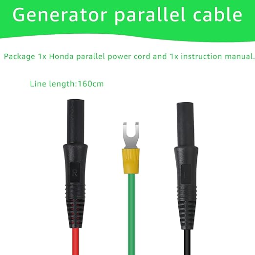 Generator Parallel Cables is Compatible with The Honda EngineEU1000i、EU2000i、EU2000 i Companion、EU2200 i、and EU3000i Handi08E93-HPK123HI ParallelCables Kits