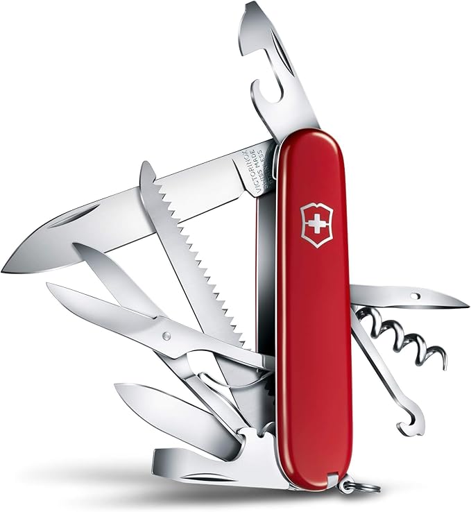 Victorinox Huntsman Swiss Army Knife Red Blister