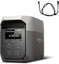 EF ECOFLOW Portable Power Station DELTA 3 Max with AC Charging Cable 2048Wh LiFePO4 Battery 3400W X-Boost Output Ultra-Fast 0-80% Charging in 1.13 Hr Home Backup &amp RV Camping
