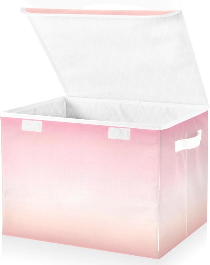 Gradients Storage Containers with Lids Foldable Container Storage Quart Storage Containers for Office Supplies Office