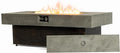 Outdoor Fire Pit Table Propane Gas Fire pits Outdoor Fireplaces 54'' Rectangular Firepit Table 50000 BTU Fire Table for Patio Set Three Options of Assembled Hight Grey.