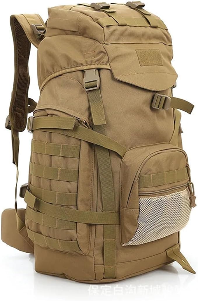 Genérico Compatible For 60L Camping Backpack Tactical Bag Large Waterproof Backpacks Camouflage Hiking(CP)