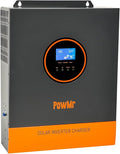 PowMr 5000W Solar Inverter 48V DC to 110V AC Pure Sine Wave Output with 80A MPPT Charge Controller Max.PV Input 5500W 500VDC fit for 48V Lead-Acid and Lithium Batteries RVOff-Grid System