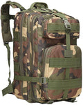 Military Tactical Backpack 3 Day Assault Pack Army Molle Bag Backpacks Rucksack Army Assault Pack 45L (Jungle Camouflage)