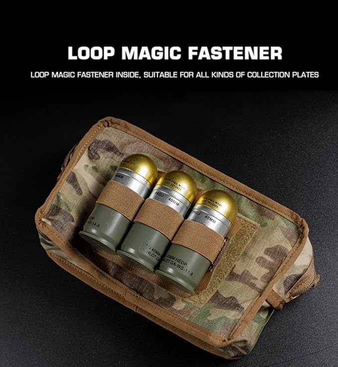 Tactical G.P Wide Bag MOLLE Universal Multipurpose Packaging L.V119 Plate Carrier Combat Belt Extended Hunting Storage Bag