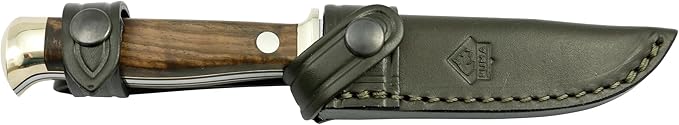 PUMA Jagdnicker Nach Frevert Walnut Wood German Made Hunting Knife with Leather Sheath