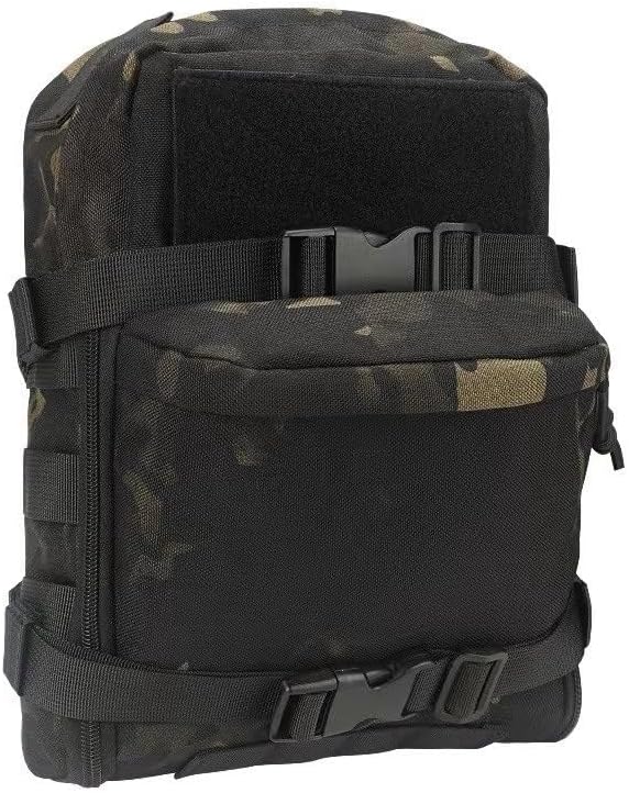 Jungle Leopard Tactical Mini Hydration Bag MOLLE Water Backpack Pack Bladder Pouch Vest Pocket for Airsoft(BCP)