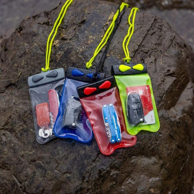 Aquapac KEYMASTER Red – Protect and Carry Keys Cards and Small Valuables up to 10m or 30 feet
