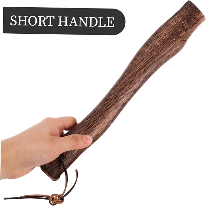 2pcs Wooden Hatchet Handle Ergonomic Grip for Axe Replacement Construction for Camp and Outdoor Use Easy Installation and Comfortable Design
