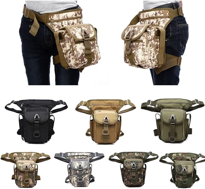 Outdoor Sports Hiking Versipack Camouflage Bag Tactical Leg Pack