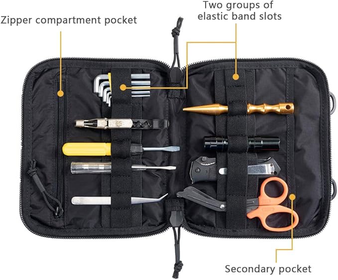 EXCELLENT ELITE SPANKER Tactical Molle Admin Pouch EDC EMT Utility Tool Bag Military Waist Organizer Pouches