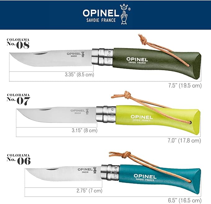 OPINEL No.7 Colorama - Stainless Steel Everyday Carry Folding Pocket Knife