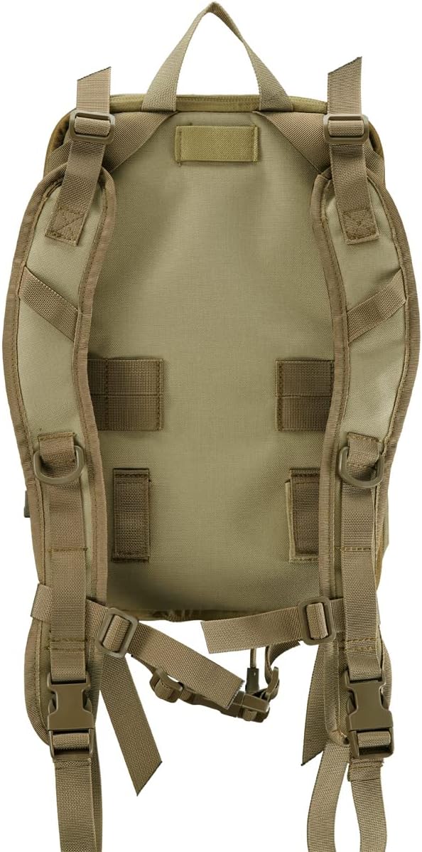 Lancer Tactical Multi-Use Expandable Hydration Backpack (Color: Tan)