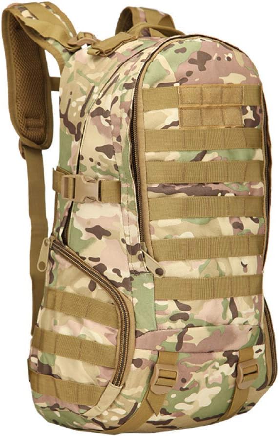 MASII Trekking Bag 3p Backpack Outdoor Sports Climbing Bag 35L Military Camouflage Tactical BackpackB