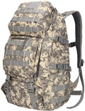 Outdoor Sports Pack Hiking Bag Tactical Rucksack Camo Knapsack Combat Camouflage Tactical Molle Backpack - ACU