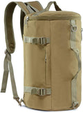 Outdoor Sports Pack Hiking Bag Tactical Rucksack Camo Knapsack Combat Camouflage Tactical Backpack - Tan