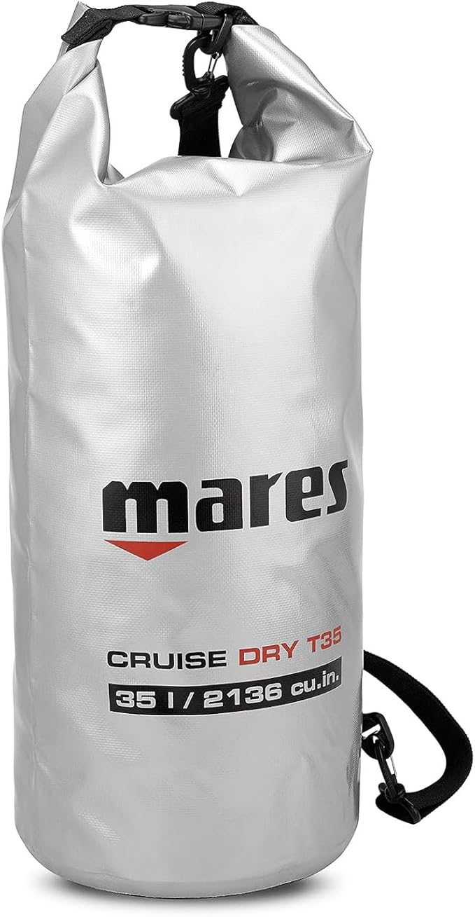 Mares Cruise Dry T Diving Equipment Bag | Tubular Waterproof Sack for Water Sports &amp Outdoor Activities