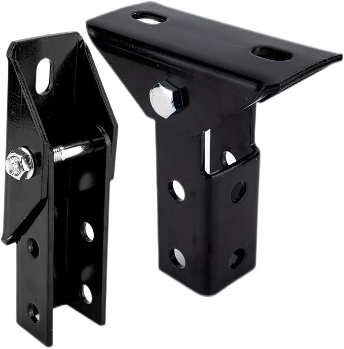 4-Pack Heavy Duty 180 Degree Turn Joint Connector BracketsBase for All 1-5/8 Strut ChannelSolar Panel Bracket for 3-Way Channel Cross Section.(Black)
