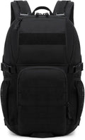 Genérico Compatible For Outdoor Tactical Backpacks Large Capacity Waterproof Multi Functional Backpack Trekking Camping(Black B)