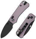 CIVIVI Small Pocket Knife for EDC Baby Banter 2 Crossbar Lock folding Knife with 2.34 Nitro-V Blade Aluminum Handle Titanium Thumb Stud Opener C23074-2