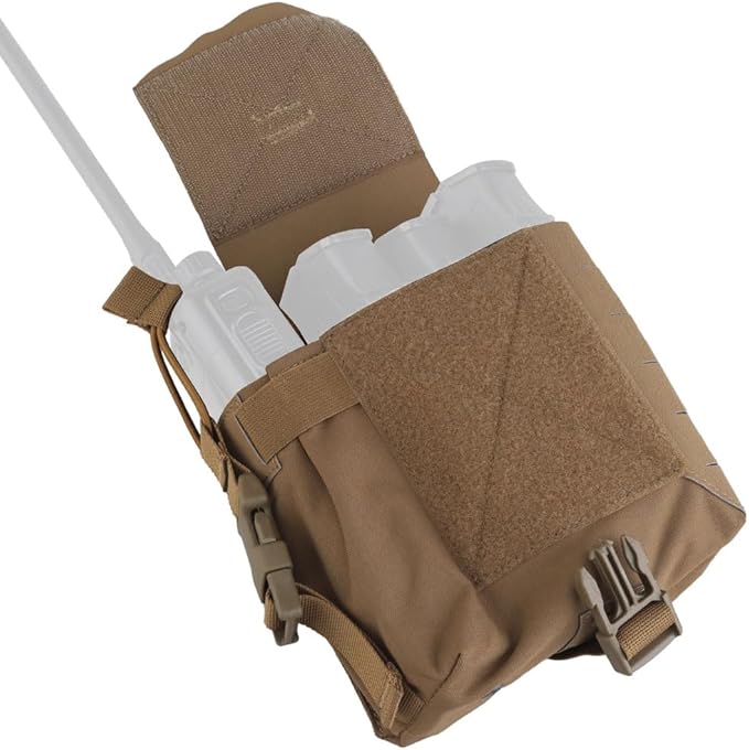 MOLLE GP PouchExpanded Admin Storage BagsEDC Tool Pocket Pack for Tactical Gear Belt