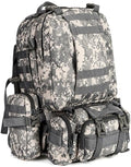 Tactical Backpack Military Molle Hiking 20-35L Outdoor hiking bag waterproof camouflage tactical