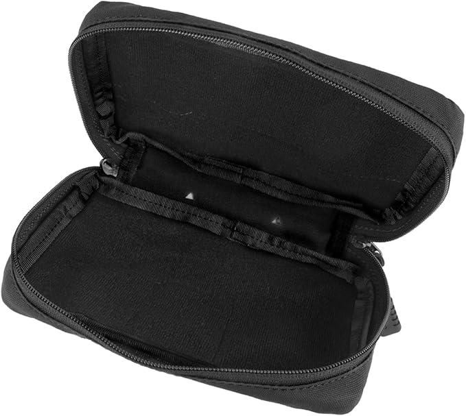 D.M.GEAR MOLLE Pouch Tactical Admin Pouch Belt EDC Tool Organizer Zippered Utility Waist Pack 8.2x6.3x1.2