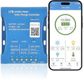 20A Solar Charge Controller 12V/24V Auto with APP Remote Monitoring PWM Solar Panel Regulator for LiFePO4/Lithium/Lead-Acid Batteries &amp USB 5V/1.5A Output | 7 Protections &amp Timer Settings