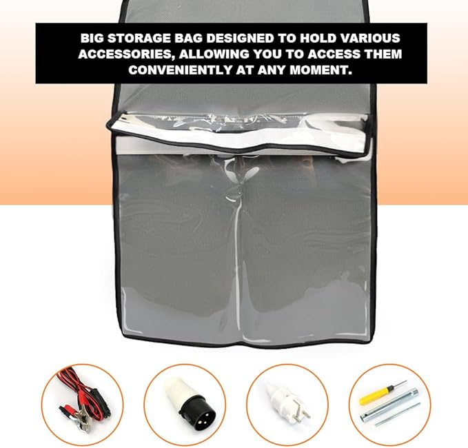 Oxford Dirtproof Fabric Waterproof Dustproof Universal Generator Cover (GRAY 19.7 x11.1 x 15.4)