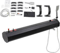 Roof Rack ShowerPressurized Roof Rack Water Tank with Shower &amp 5.58FT HosePortable Camping Solar Shower Rinse KitMulti-Functional Overland Showerfor SUVs Trucks Off-Road &amp Camping