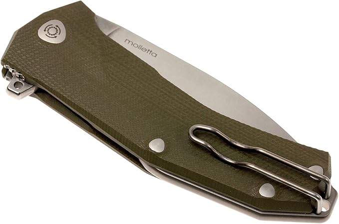 LionSTEEL KUR EDC Folding Knife Sleipner Steel Stone-Washed Blade