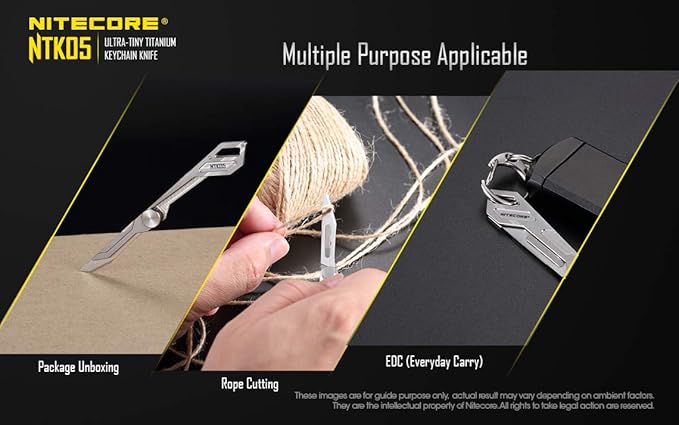 Nitecore NTK05 Titanium Knife