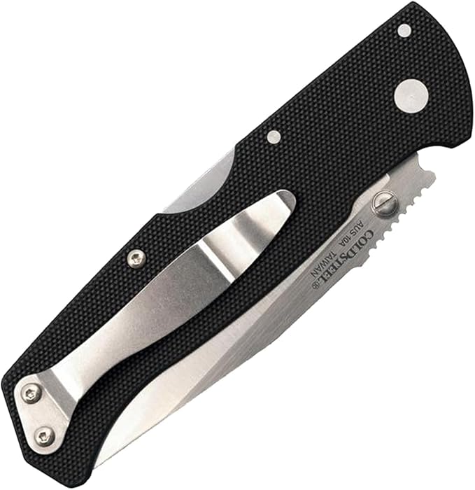 Cold Steel Air Lite 3.5 AUS10A Tanto Point Blade 4.5 G-10 Handle Everyday Carry Compact Pocket Folding Knife w/Tri-Ad Lock