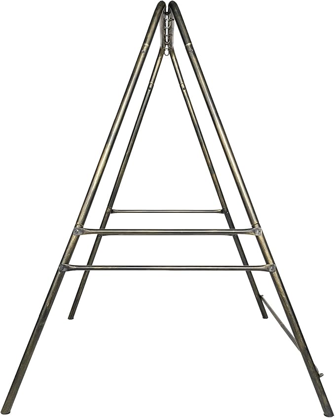ONCLOUD Hammock Chair Stand - Heavy Duty 450LB Capacity Outdoor Hanging Chair Frame for Patio/Garden/Backyard Kids Outdoor Play Equipment Antique Bronze