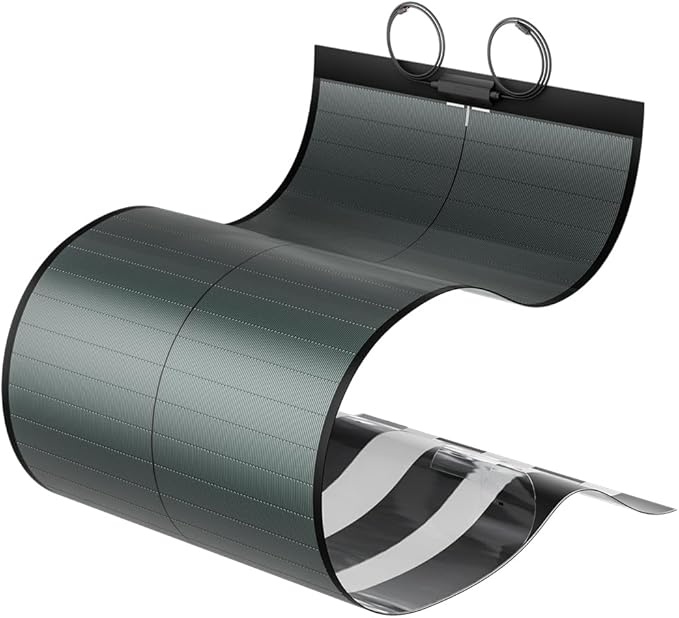 BougeRV Yuma 200W CIGS Thin-Film Flexible Solar Panel The Most Flexible Solar Panel with Tape for Easy Installation