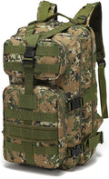 Military Tactical Backpack 3 Day Assault Pack Army Molle Bag Backpacks Rucksack 35L (Jungle Digital)