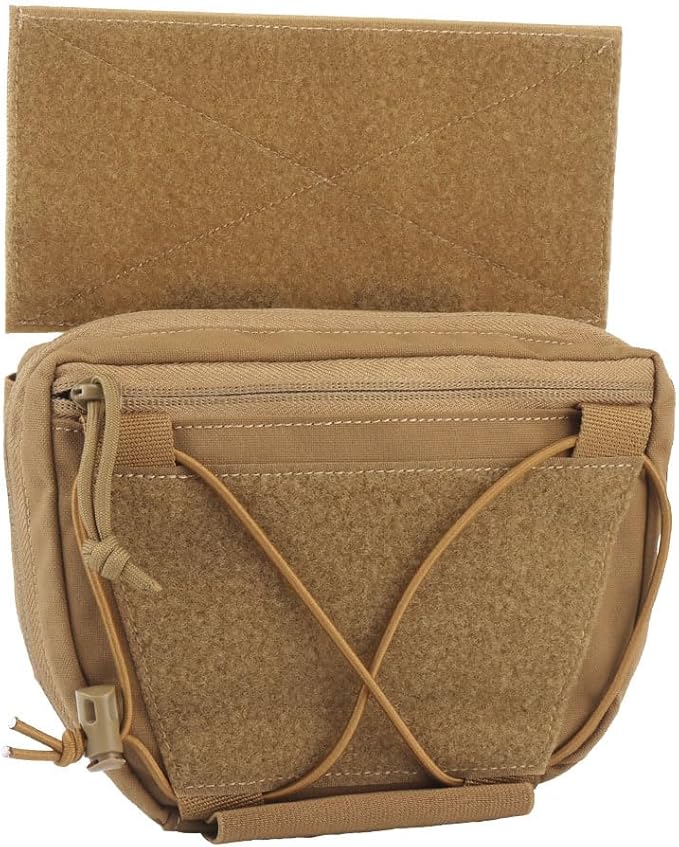 Tactical Vest Sub Abdominal Pouch Dump Drop Pouch Hunting Vest Fanny Pack Quick Release Airsoft Vest Expansion Gear