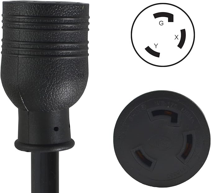 Conntek PL620L630 L6-20P Male Plug to L6-30R Female Connector Locking Adapter Cord