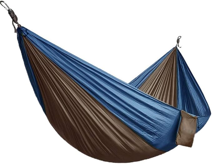 Portable Hammock Hammock Double &amp Single Portable Hammock Lightweight Nylon Parachute Hammocks for Patio Backyard for Backpacking Beach (Color : A/Single)