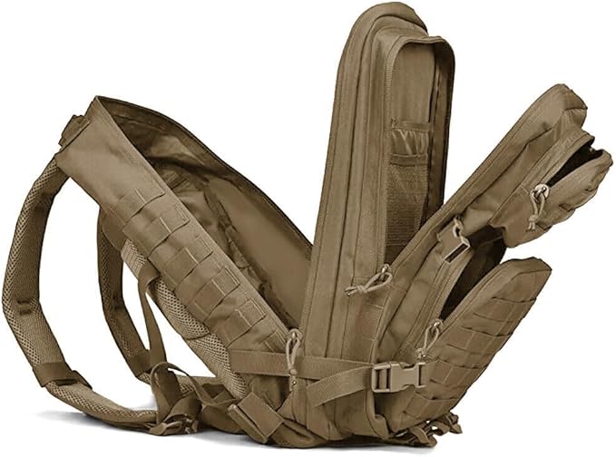 US 45L Large Military Tactical Backpacks Army Assault Pack Hiking Treek Rucksack (CP Camo)