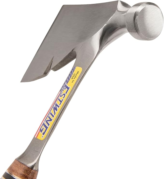 ESTWING Carpenter's Hatchet - 13 Carpenters Axe with Smooth Face &amp Genuine Leather Grip - E2H