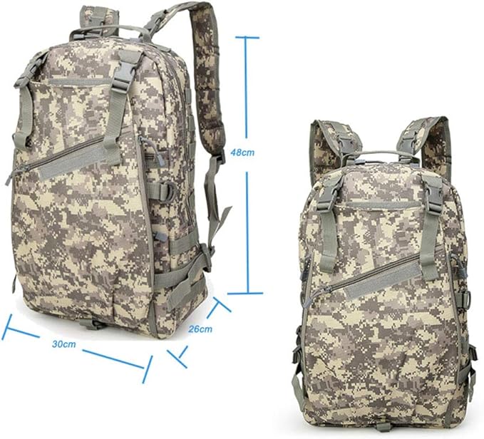 Outdoor Sports Pack Hiking Bag Tactical Rucksack Camo Knapsack Combat Camouflage Tactical Molle 35L Backpack
