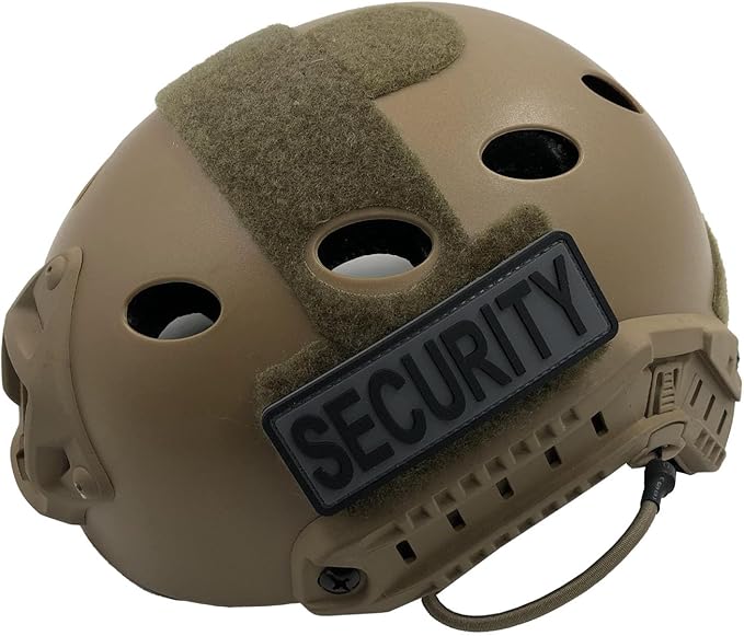 3Pcs PVC Security Patch with Hook Fastener Back for Hats Caps Vests Jackets Bags Backpacks (3 Pack 1Pcs 4 x 1.4 1Pcs 6 x 2 and 1Pcs 8.5 x 3)