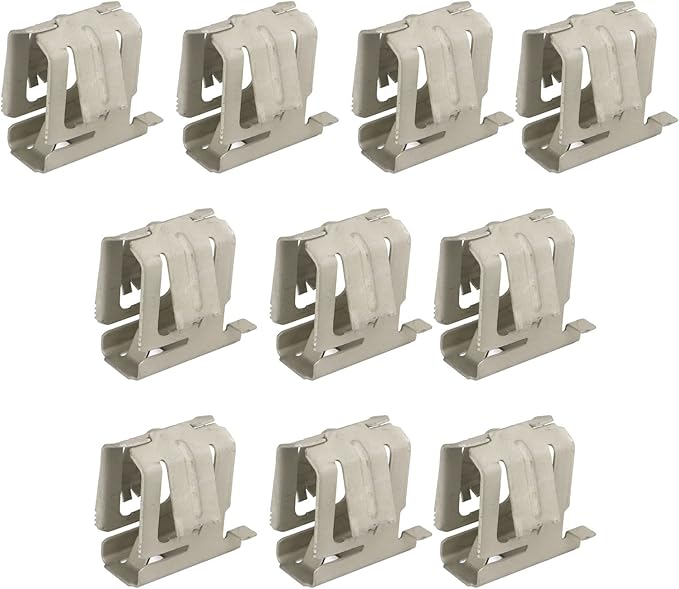 10 Pcs Solar Rail Mounting Bracket Wear Spring Steel Quick Assembly Solar Panel Installation BuckleSolar Panel Mounting Bracket Solar Wind Power Parts