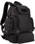 Jungle Leopard 40L Travel Rucksack Tsctical Backpack Army Molle Outdoor Sport Bag Men Camping Hiking Military (Color : S427-40L-BK)